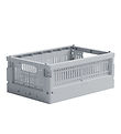 Made Crate Vouwbare box - Mini - 24x17x9,5 cm - Mistig Grey