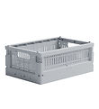 Made Crate Bote Pliante - Mini - 24x17x9,5 cm - Brumeux Grey