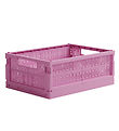 Made Crate Foldable Box - Midi - 33x24x13 cm - Soft Fuchsia