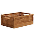 Made Crate Klappbox - Midi - 33x24x13 cm - Toffee