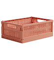 Made Crate Vouwbare box - Midi - 33x24x13 cm - Peachy
