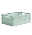 Made Crate Foldable Box - Midi - 33x24x13 cm - Minty