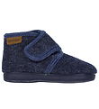 En Fant Slippers - Wool - Navy Melange