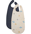 CeLaVi Lätzchen - 2er-Pack - Lang - PU - Dark Navy