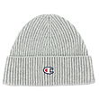 Bonnet Champion - Laine/Polyester - Grey Melange