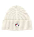 Champion Beanie - Wool/Polyester - Off White