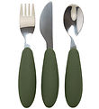 BIBS Couverts - 3 Pack - Hunter Green