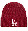 New Era Beanie - Knitted - Rib - Dodgers - Red/Pink