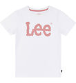 Lee T-Shirt - Wiebelende afbeelding - Bright White