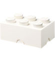 LEGO Storage Aufbewahrungsbox - 6 Knufe - 37,5x25x18 - Wei