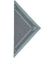 Lala Berlin charpe - 162x85 - Monogramme triangulaire M - Grey 