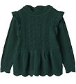 Fliink Blouse - Knitted - Viscose - Alilly Peplum - Pinegrove