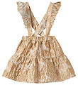 Fliink Skirt w. Suspenders - Shimmer - Sandshell Shimmer