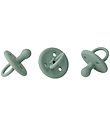 Liewood Pacifiers - Silicone - 3-Pack - Size 1 - Paula - Pepperm