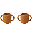 Liewood Becher - Silikon - 2er-Pack - Gen - Rabbit Mustard