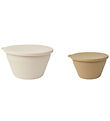 Liewood Bowls - Silicone - Foldable - 2-Pack - Dale - Sandy/Oat 