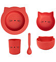 Liewood Geschirr-Set - Joana - 4 Teile - CAT Apple Ed
