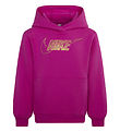 Nike Hoodie - Fireberry w. Gold