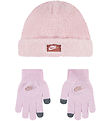 Nike Mütze/Handschuhe - Pink Schaumstoff