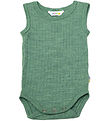 Joha Bodysuit Sleeveless - Wool - Green