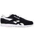 Reebok Skor - Classic+ Nylon - Lpning - Svart/Vit