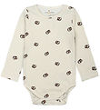 The New Siblings Romper l/s - TnsHimo - White Swan m. Zoutjes
