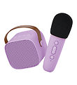 Lalarma Speaker w. Microphone - Wireless - Karaoke - Purple