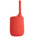 Liewood Cup w. Straws - Silicone - Ellis - CAT Apple Red
