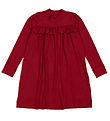 MarMar Dress - Modal - Rib - Dea F - Hibiscus Red
