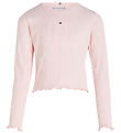 Tommy Hilfiger Blouse - Essential Rib - Whimsy Pink