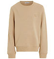 Calvin Klein Sweatshirt - Monogram Mini - Varm Sand