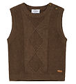 Hust and Claire Waistcoat - Knitted - Perrie - Cub Brown