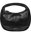 DAY ET Handtasche - RE-Crackly Baguette - Schwarz