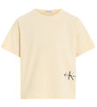 Calvin Klein T-paita - Monogrammi pois sijoitettu - Vanilla