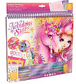 Nebulous Stars Colouring Book w. Accessories - Pink Pages - Hors