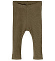 Name It Leggings - Noos - Rib - NbnKab - Dusty Olive