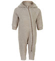 Mikk-Line Pramsuit - Wool - Melange Offwhite