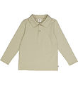 Müsli Bluse - Cozy Me-Kragen - Desert Green