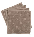 Müsli Washcloth - 4-Pack - 30x30 - Cashew