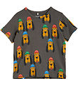 Mini Rodini T-shirt - Bloodhound - Grey