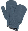 Herschel Mittens - Knitted - Classic+ Stripe - Steel Blue