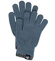 Herschel Gloves - Knitted - Classic+ Stripe - Steel Blue