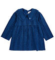 Bobo Choses Dress - Baby Lurex Striped - Blue