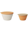 Liewood Bowls - Silicone - Foldable - 2-Pack - Dale - Almond Mul