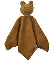 Liewood Schmusetuch - Stickat - Milo - Herr Bear Golden Caramel