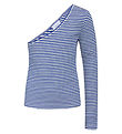 Grunt Blouse - Rib - Temper - Blue/White Striped