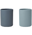 Liewood Becher - Silikon - 2er-Pack - Ethan - Blue Mix