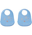 Liewood Lätzchen - Silikon - 2er-Pack - Tilda - Seaside Sky Blue