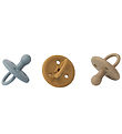 Liewood Pacifiers - Silicone - 3-Pack - Size 1 - Paula - Blue Mu