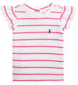 Polo Ralph Lauren T-shirt - White/Pink Striped